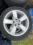 Alu felge 16'' rupe 5x112 + LOŠE GUME, SKINUTE SA VW POLO 2014. God