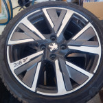 Alu felge 17''  4x108, 4 kom. Zimske gume odlične Bridgeston