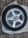 Alu felge 17'' rupe 5x108 + gume, 4 kom