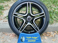 Alu felge 18''5x112 orig.Mercedes AMG-Black+TPMS+zimske gume-Novi Mod