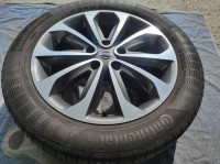 Alu felge 18'' 5x114.3 ET 40 OEM NISSAN QASHQAI+TPMS+gume