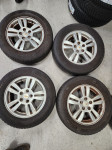 Alu felge chevrolet aveo opel corsa d 15" ; rupe 5, 4 kom.