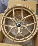 Alu felge motec ultimate mcr4 19 cola 5x112 8.5J ET45 zlatne mat