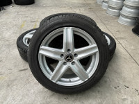 Mercedes 5x112 17'' 7J ET48,5 + zimske gume Pirelli Sottozero 3 + TPMS