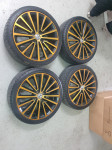 ORIGINAL VW UP POLYGON Alu felge R-LINE 17” rupe 4x100 BICOLOR AKCIJA