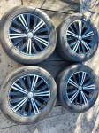 VW tiguan R-line original alu felge 18" + TPMS + Conti , kao NOVO