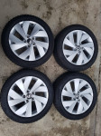 Zimski set, felge NOVE VW golf 8 alu felge 17" cola rupe 5x112, 4 kom.