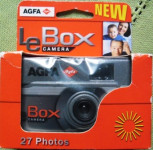 AGFA LE BOX foto aparat, novi, sa filmom 27 snimaka, neraspakiran