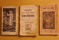 Lot 3x Vjenčić Gospe od Karmela FIume Rijeka Zavod Miriam 1913-1917