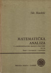 Matematička analiza u n-dimenzionalnom realnom prostoru, prvi dio