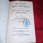 Walachische Sprachlehre für Deutsche - 1836 g.