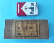 DRAVA stara kutija za duhan - cigarete (veća) * Kraljevina Jugoslavija