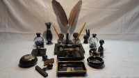 Komplet stara tintarnica i oprema za pisanje