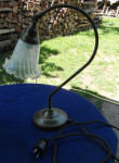 Stara brončana stolna lampa