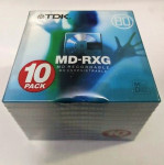 10 Mini Disc disketa TDK MD-RXG 80 min_NOVO