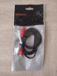 Audio kabel 2xčinč M/M, 1.5m, SBox