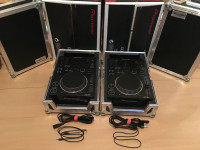 PIONEER CDJ 350 x 2 (CRNI) + ORIGINALNI CASE-OVI (RIJETKI)