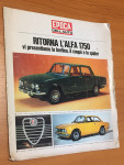 Časopis EPOCA DELL AUTO (1966) - ALFA ROMEO 1750 BERLINA