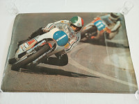 ORIGINAL PLAKAT POSTER GIACOMO AGOSTINI YAMAHA iz 1980-ih god. 97x68cm