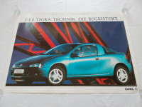 ORIGINALNI PLAKAT POSTER automobila OPEL TIGRA 84cm x 59cm