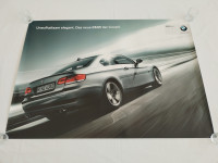 ORIGINALNI PLAKAT POSTER BMW 3 COUPE 60cm x 84cm AUTOMOBIL