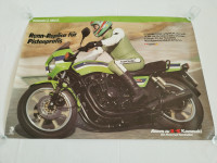 ORIGINALNI PLAKAT POSTER KAWASAKI Z1000R iz 1980. god 84x59cm