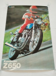 ORIGINALNI PLAKAT POSTER KAWASAKI Z650 iz 1979 god 103cmx73cm MOTOCIKL