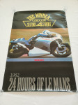 ORIGINALNI PLAKAT POSTER SUZUKI GS1000R sa 24LE MAN iz 1982.g 103x73cm