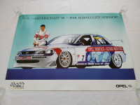 ORIGINALNI PLAKAT POSTER TRKAĆI OPEL VECTRA 84cm x 60cm