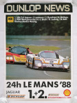 PLAKAT POSTER TRKAĆI AUTOMOBIL 24 sata LE MANS 88 godine 60cmx42cm