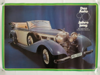 POSTER PLAKAT STARINSKI KLASIK MERCEDES DAIMLER-BENZ 74cmx53cm