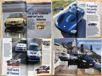 Quattroruote 3/01 test:BMW M3 III +cestovni vs rally Mitsubishi EVO VI