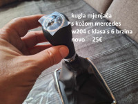 mercedes w204 kugla mjenjača s kožom novo 6 brzina