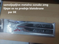 samoljepljive metalne oznake amg za mercedes vozila