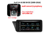 Autoradio Android Audi A4, A5, B8, S4, S5 (09-16) low verzija