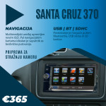 Blaupunkt Navigacija i multimedia | Santa Cruz 370 | 6.2" | BT | USB
