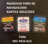 FORD navigacijska SD kartica za sva FORD vozila 2022/2023.g