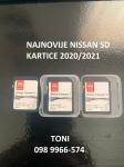 Najnovija Nissan navigacijska SD kartica 2023 Connect 1 2 3 Nisan