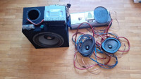 JVC MULTIMEDIJA ZA AUTO, SUBWOOFER, ZVUČNICI, POJAČALO. R1/ RATE!