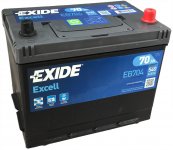 AKUMULATOR EXIDE  70Ah+D  AKCIJA -3 GODINE GARANCIJE -JAPANSKI MODEL