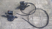 Crni Shimano SLX 3x10 shifteri+gratis sajle +Jagwire buziri,dostava