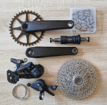 1x10 SHIMANO DEORE pogonski set