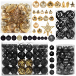 Set kuglica za božićno drvce Gold/Black 203 kom.