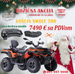 LONCIN XWOLF 700 MAX 4x4 SERVO ALU VITLO KUKA BOŽIĆNA AKCIJA