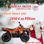 LONCIN XWOLF 200 T3 TRAKTOR  KUKA LED BOŽIĆNA AKCIJA