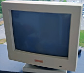 Retro mono CRT monitor 10" Super VGA ACULA AM-1038F monochrome