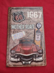 Metalna tabla - reklama - MOTHER ROAD