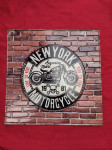 Metalna tabla - reklama - NEW YORK MOTORCYCLE