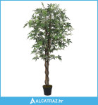 Umjetno stablo javora 336 lista 120 cm zeleno - NOVO