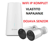 VIDEONADZOR WIFI BEŽIČAN KOMPLET NA BATERIJE - IP VIDEO NADZOR